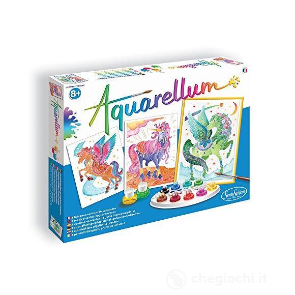 Sentosphere- AquareLLUM - Unicorni e pesci, 6394, bianco/blu