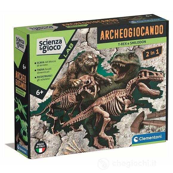 Archeogiocando -T-Rex  / Smilodon 2in1 (19394)