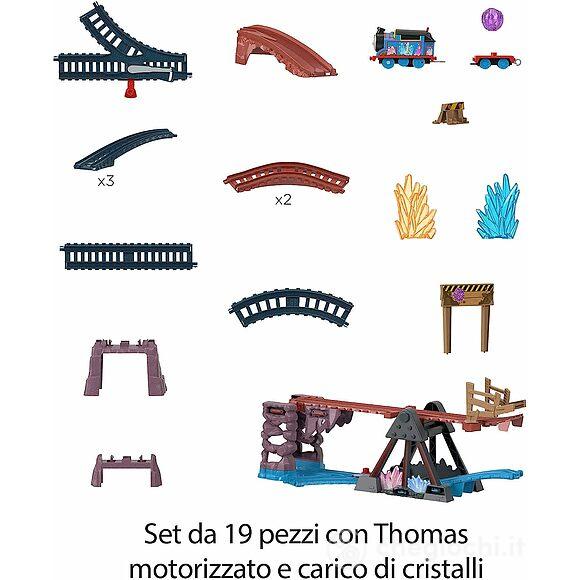 Pista Set Avventura nelle Grotte di Cristallo Il Trenino Thomas (HMC28)