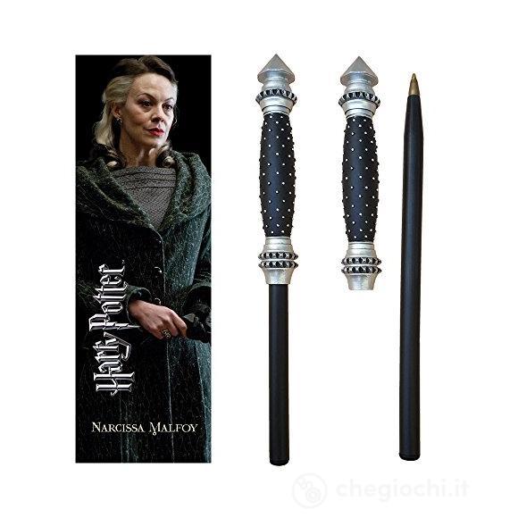 Narcissa Malfoy penna e segnalibro Wand Pen And Bookmark Harry Potter