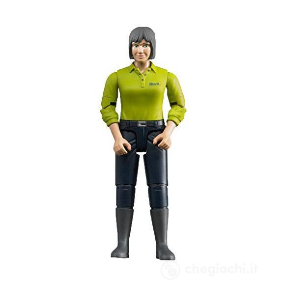 Donna con Jeans Scuri (60405)
