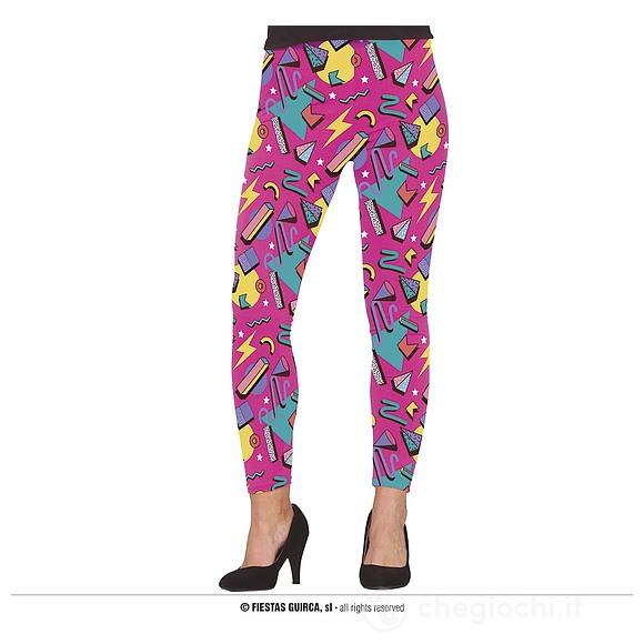 Leggins Anni 90 Per Adulto Taglia L (16405)