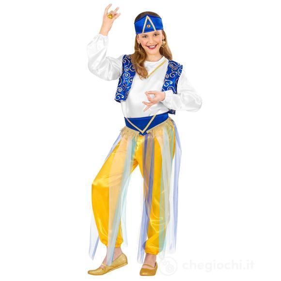 Principessa Araba (Camicia, Gilet, Pantaloni Con Veli, Cintura, Copricapo) (128 Cm / 5-7 Years)