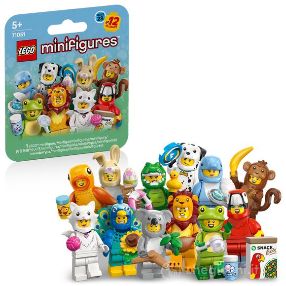 LEGO Minifigures 71051 Serie Animali 28, Scatola Sorpresa, Giocattolo con 1 di 12 Personaggi da Collezione, Regalo Bambini 6+