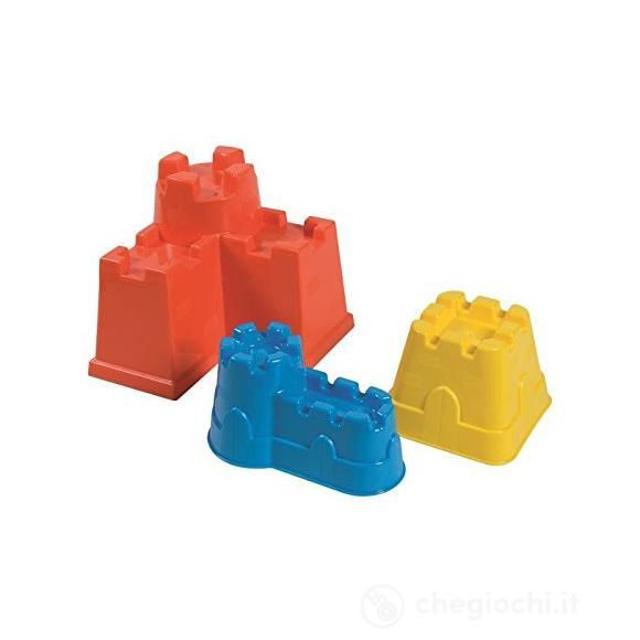  Set di tre formine a forma di castello (3409)