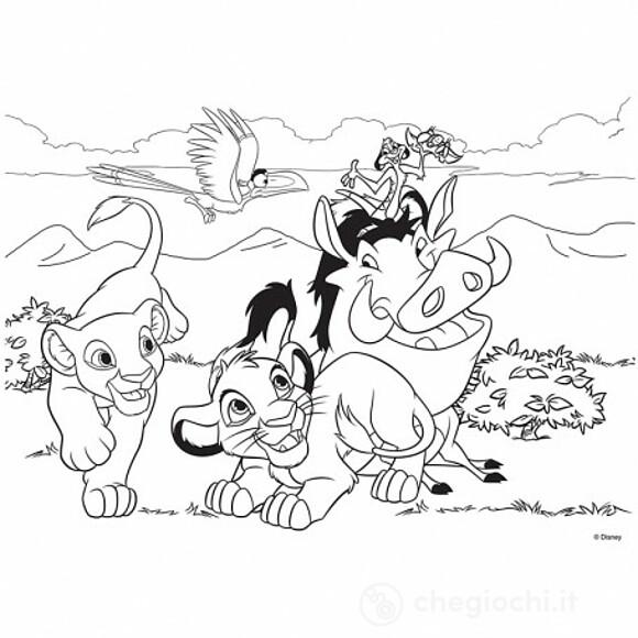 Puzzle double face Supermaxi 24 Lion King (74105)