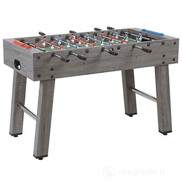Calcio Balilla F-2 rovere grigio con aste rientranti 