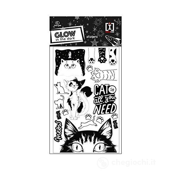 Sticker Glow Cats Glo20