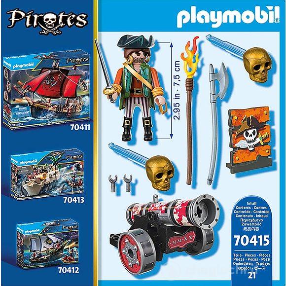 Pirata con cannone (70415)