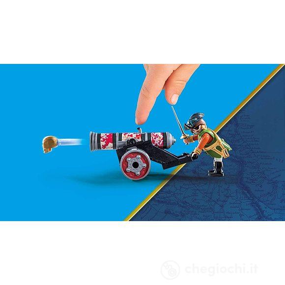 Pirata con cannone (70415)