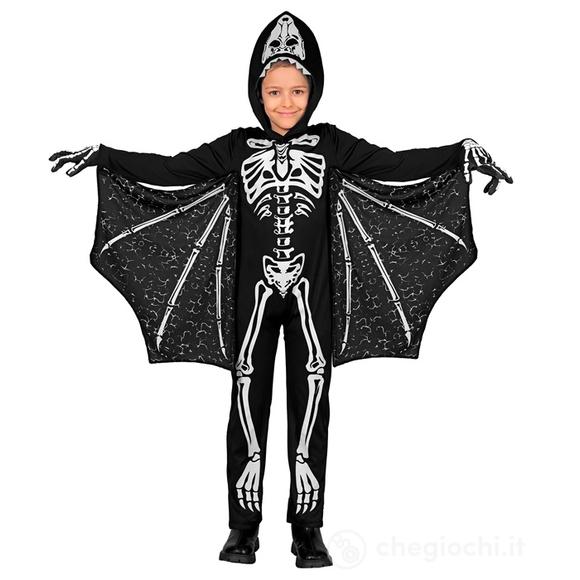 Scheletro Pterodattilo (tuta, ali) 140 cm / 8-10 anni  - Costume Bimbo - Animali, Halloween, Personaggi Gotici e Horror