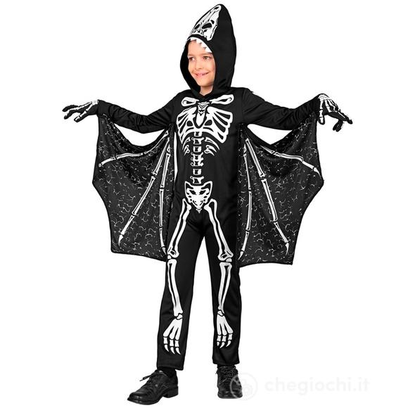 Scheletro Pterodattilo (tuta, ali) 140 cm / 8-10 anni  - Costume Bimbo - Animali, Halloween, Personaggi Gotici e Horror