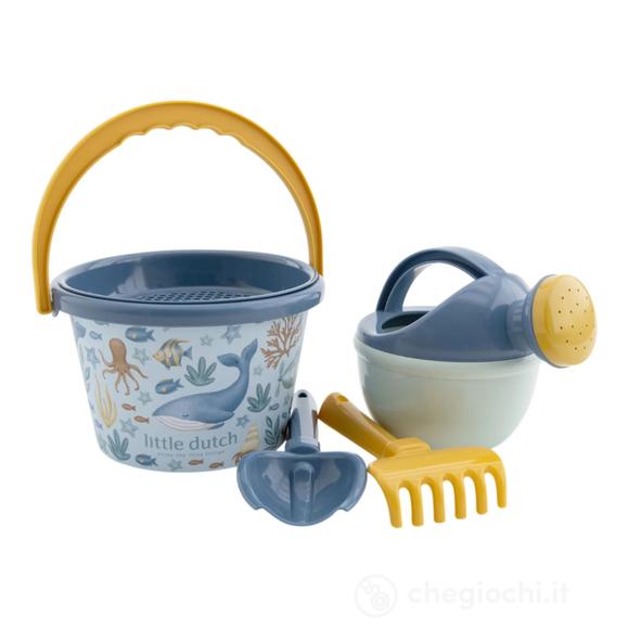 Set Spiaggia Bimbo Secchiello Annaffiatoio Rastrello e Paletta (2016375)