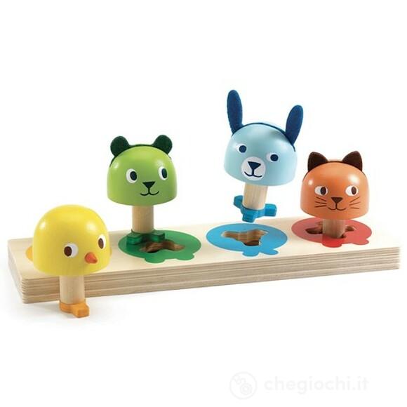 Tourniki animali in legno (DJ06419)
