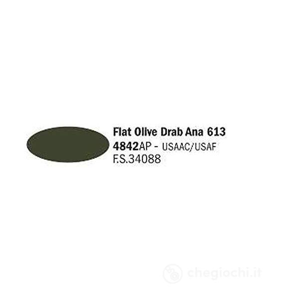 Boccetta colore 20 ml Flat Olive Drab Ana 613