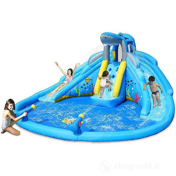 Castello gonfiabile Shark Splash center (9421)