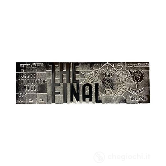 Hp Quidditch World Cup Ticket Silver Pl.