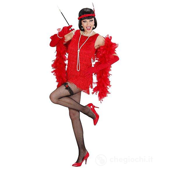 Costume Adulto Charleston rosso L
