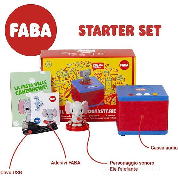 Raccontastorie FABA - Starter set - BLU + statuina ELE l'elefante (FBC10002)