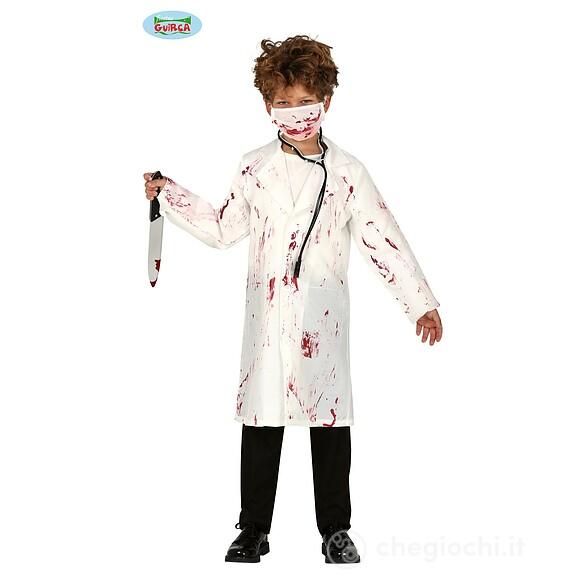 Costume Dottore Chirurgo Pazzo Insanguinato Taglia 5-6 Anni (83425)