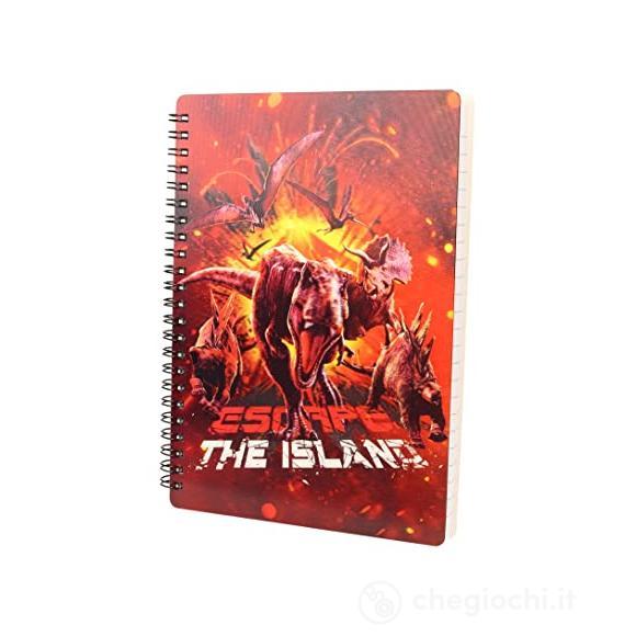 Jurassic World Escape 3d Effect Notebook