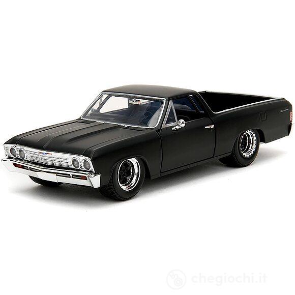 Fast & Furious (FF10) El Camino in scala 1:24 die-cast, funzionamento a ruota libera, parti apribili
