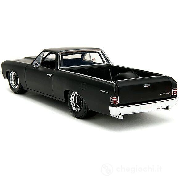 Fast & Furious (FF10) El Camino in scala 1:24 die-cast, funzionamento a ruota libera, parti apribili