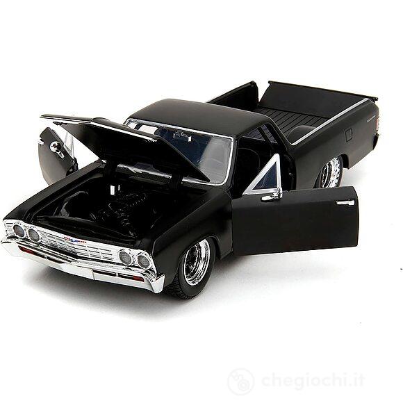 Fast & Furious (FF10) El Camino in scala 1:24 die-cast, funzionamento a ruota libera, parti apribili