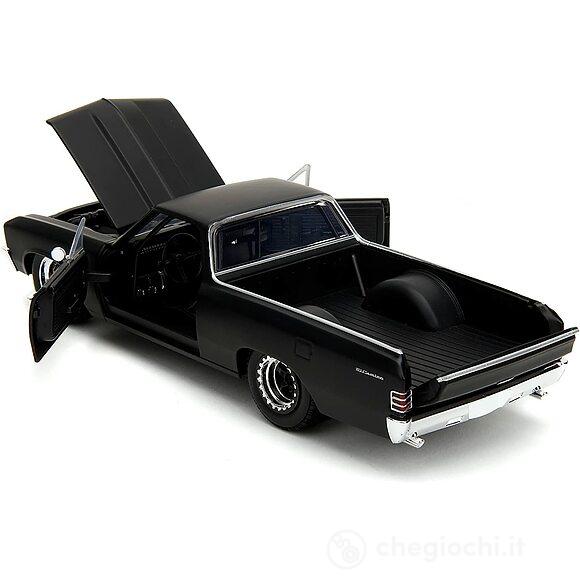 Fast & Furious (FF10) El Camino in scala 1:24 die-cast, funzionamento a ruota libera, parti apribili