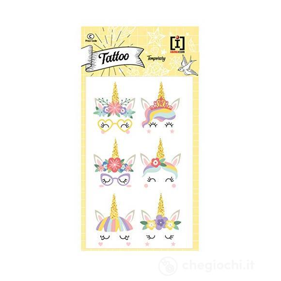 Tattoo Unicorn Glitter Pas41