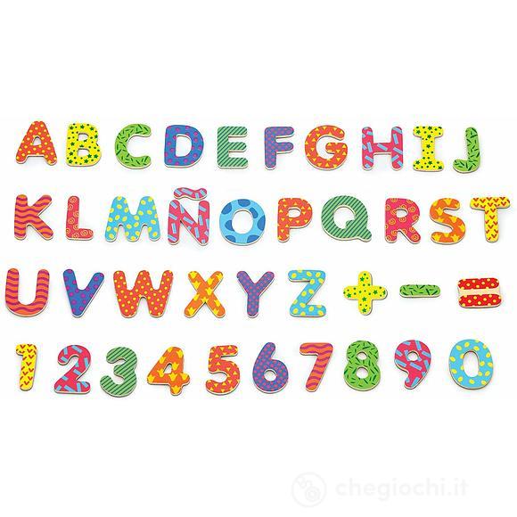 Lettere e Numeri Magnetici in Legno