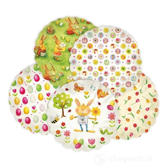Piatto Pasqua 19cm 25pz. Rotondo