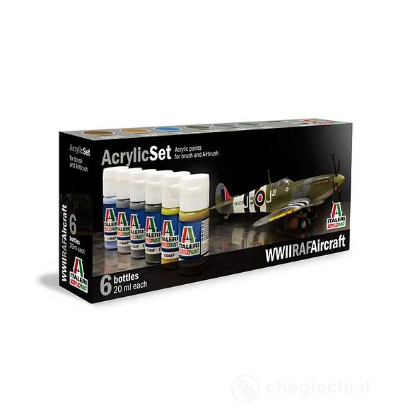  Set 6 Colori Aerei inglesi RAF 2 Guerra Mondiale (432AP)