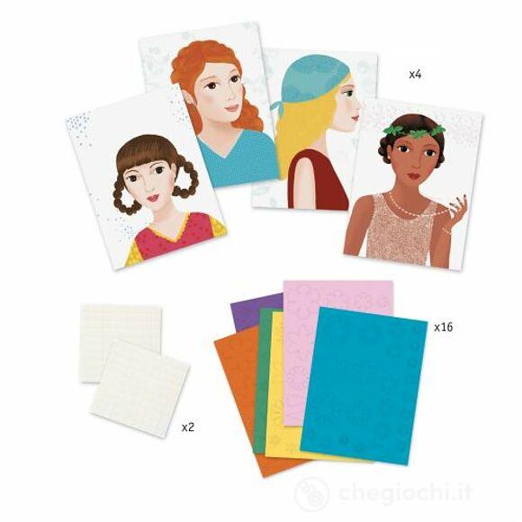 Young girls in flowers - Older ones - Crea con la carta (DJ09439)