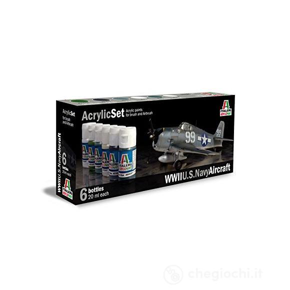 WWII U.S. Navy Aircraft- (6 Boccette Incluse)