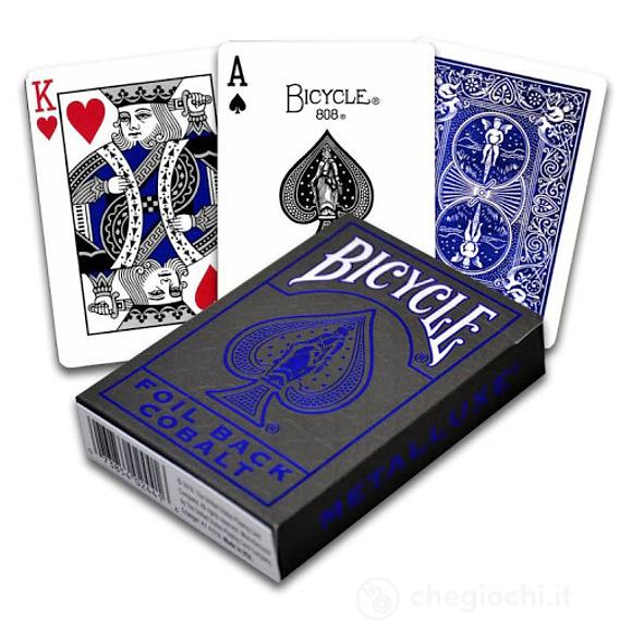 Carte Poker Bicycle Metalluxe Blue