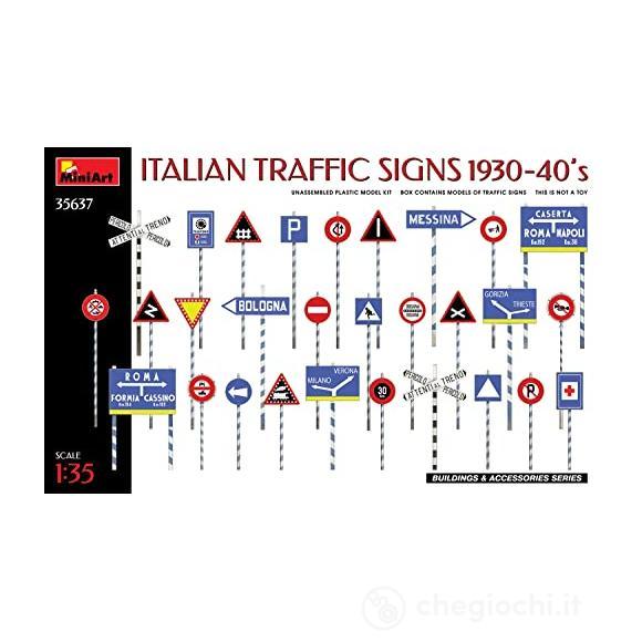 1/35 Italian Traffic Signs 1930-40s (MA35637)
