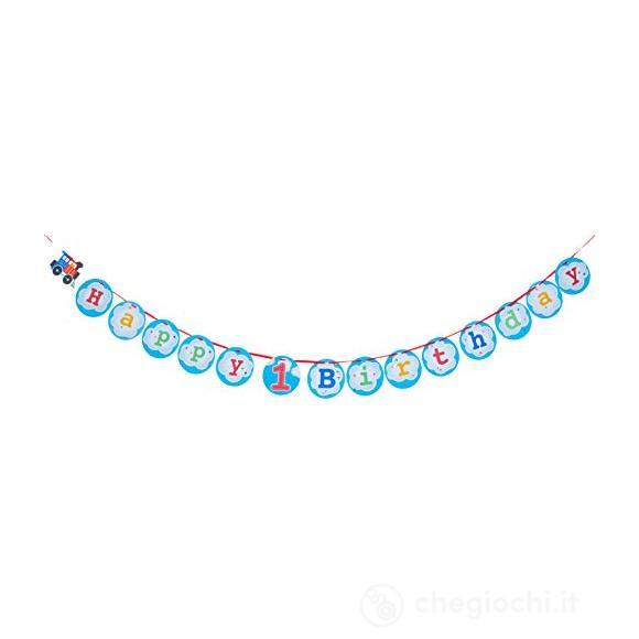 Creative Converting: Striscione a Nastro Treno Happy Birthday