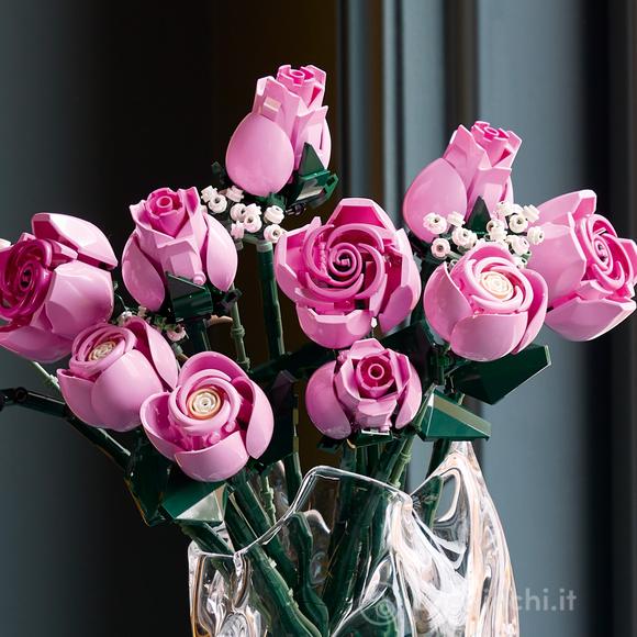Bouquet di rose rosa (10374)