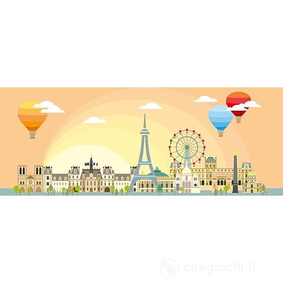 Un giorno a Parigi - Puzzle 1000 pezzi - Panorama (12000448)