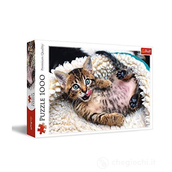 Puzzle 1000 - Cheerful Kitten