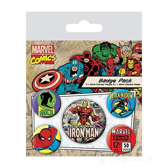 Marvel: Retro - Iron Man Pin Badge Pack