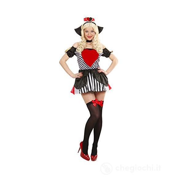 Regina Di Cuori (Vestito, Girocollo Con Collare, Copricapo) S