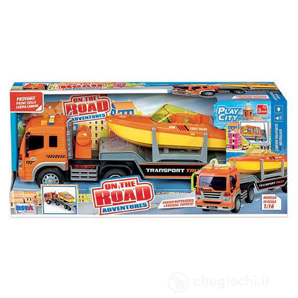 Camion Frizione con rimorchio Motoscafo
