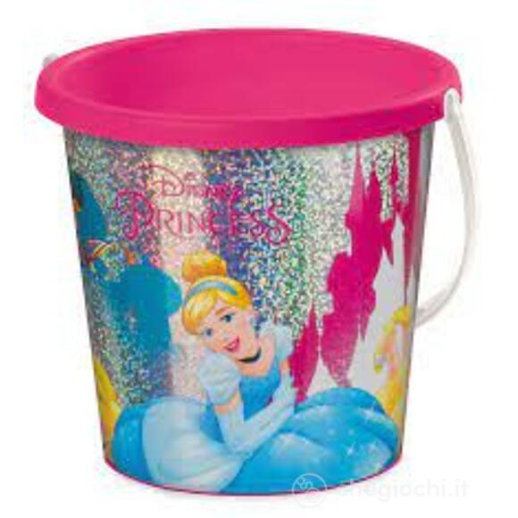 Secchiello Princess Glitter diametro 17 cm