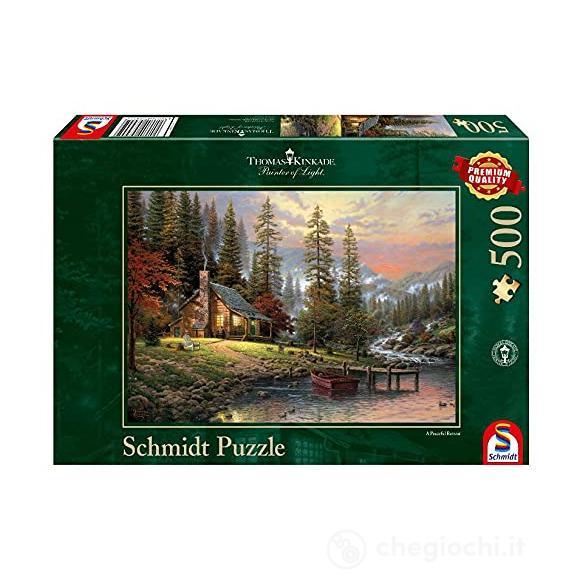 Puzzle - Casa In Montagna - 500 Pezzi