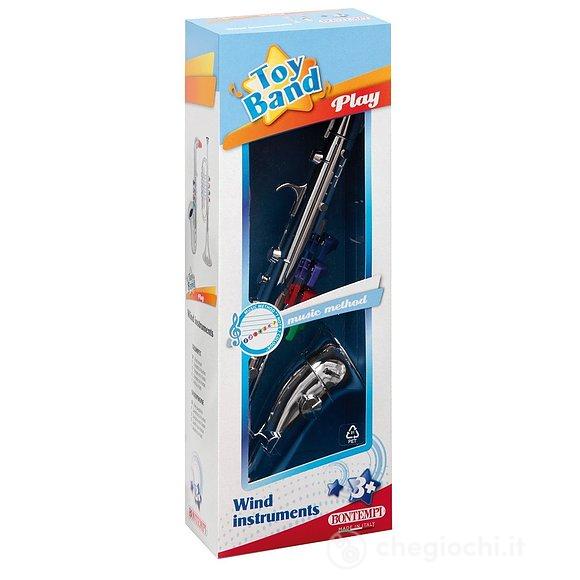 Sassofono cromato a 4 chiavi (323931)