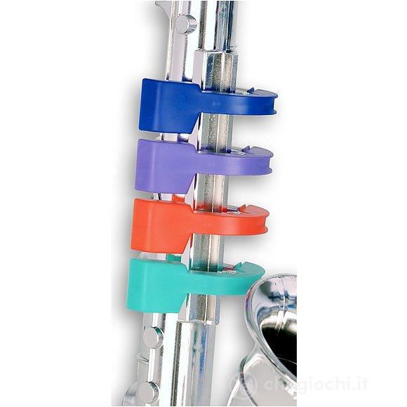 Sassofono cromato a 4 chiavi (323931)