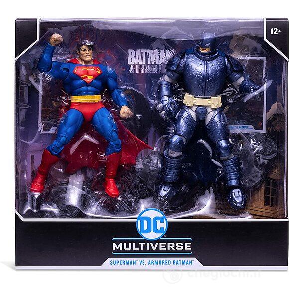 Armored Batman VS Superman - DC Multiverse Diorama
