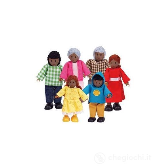 Famiglia felice afroamericana (E3501)